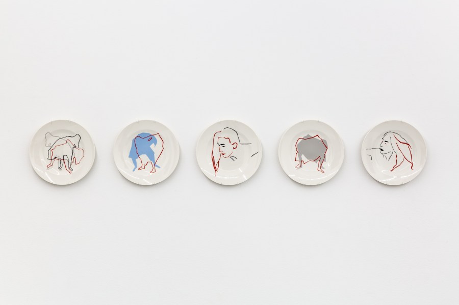 Sutton Gallery - Anne Ferran - White Against red-096